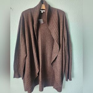 Isaac Mizrahi Chocolate Brown Women's Cardigan